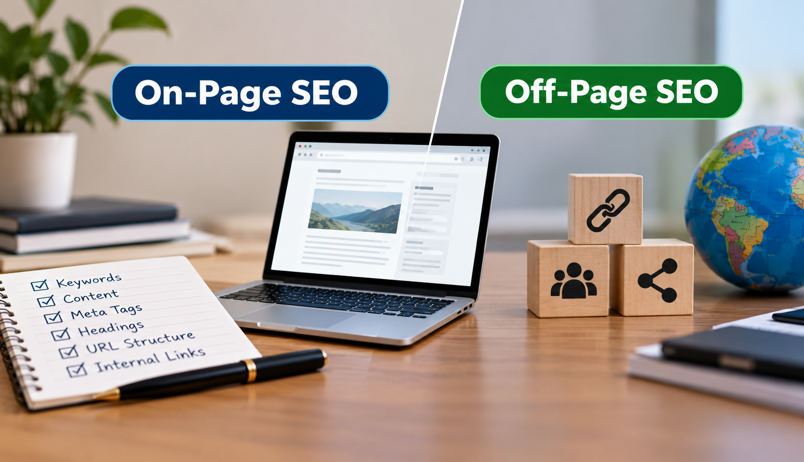 On Page vs Off Page SEO